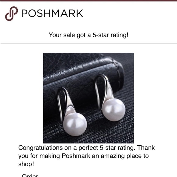 💎STUDIOGEMZ Sterling Silver White Pearl Slipper Earrings - Picture 5 of 5